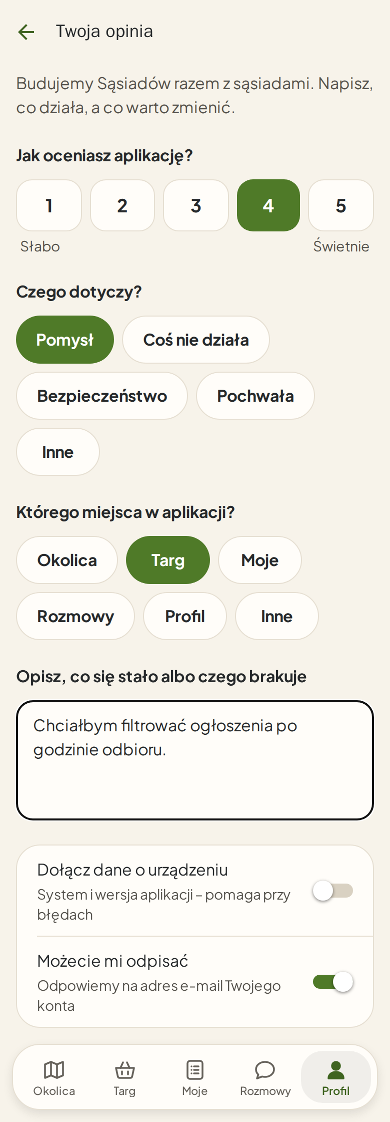 Ekran: Twoja opinia